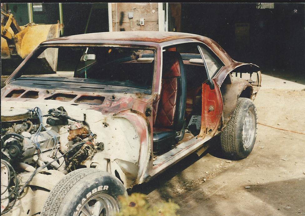 Mid Restoration of a 1967 Camaro